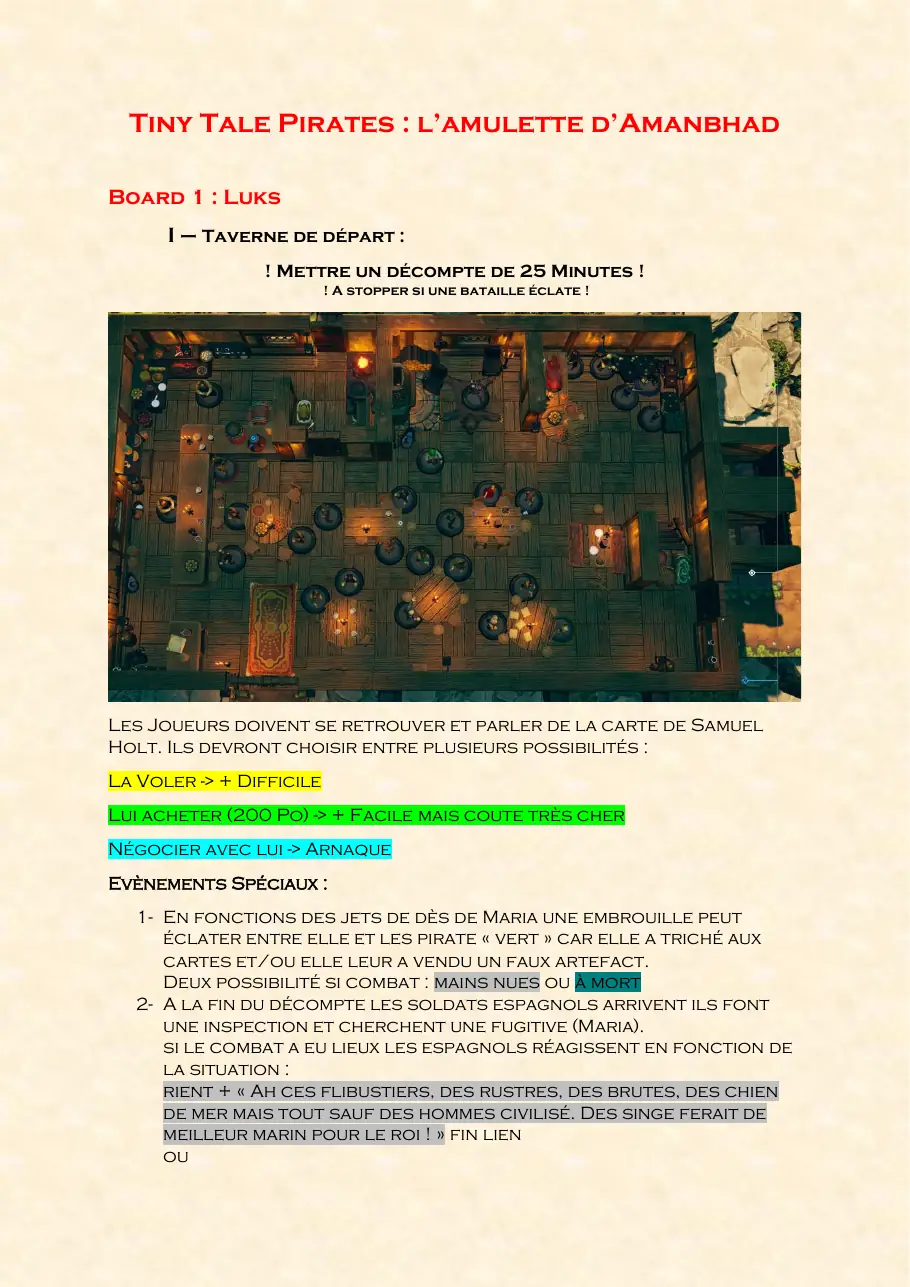 Map-by-map scenario — 1 / 31
